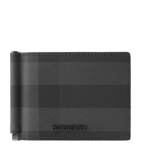 burberry perferated wallet|burberry wallet with money clip.